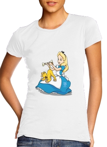 Tshirt Disney Hangover Alice and Simba femme