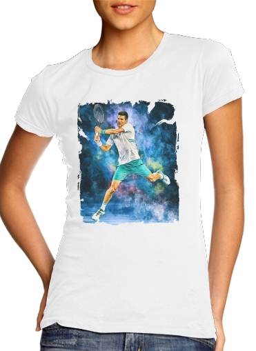 Tshirt Djokovic Painting art femme