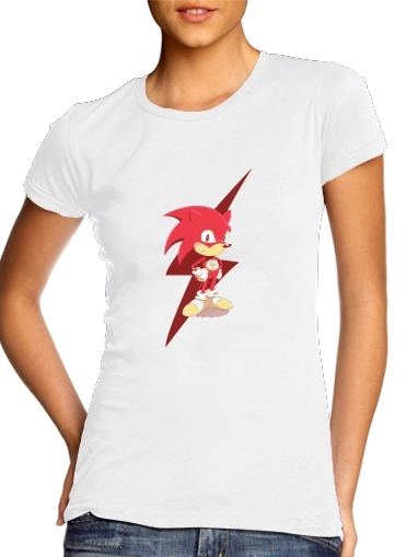 Tshirt Flash The Hedgehog femme