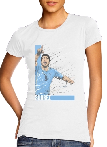 Tshirt Football Stars: Luis Suarez - Uruguay femme