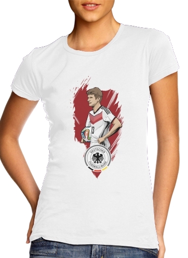 Tshirt Football Stars: Thomas Müller - Germany femme