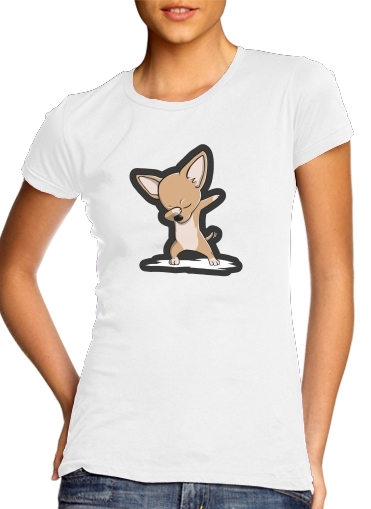 Tshirt Funny Dabbing Chihuahua femme