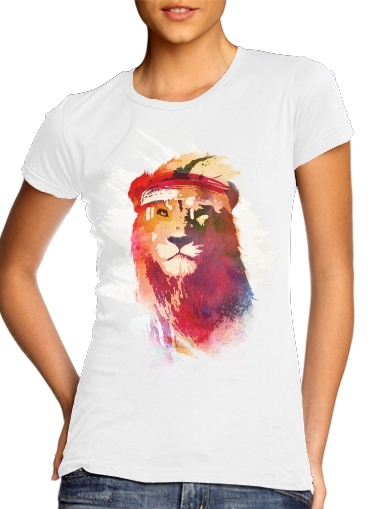 Tshirt Gym Lion femme