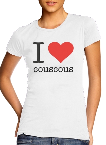 Tshirt I love couscous femme