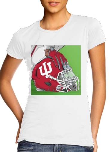 Tshirt Indiana College Football femme