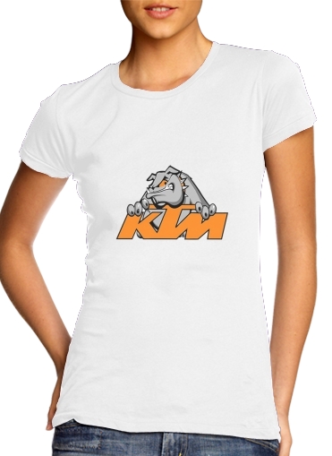 Tshirt KTM Racing Orange And Black femme