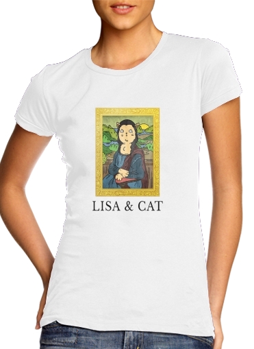 Tshirt Lisa And Cat femme