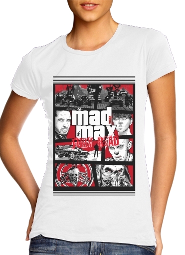 Tshirt Mashup GTA Mad Max Fury Road femme