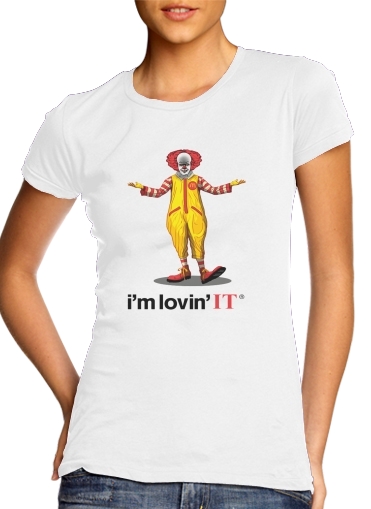 Tshirt Mcdonalds Im lovin it - Clown Horror femme