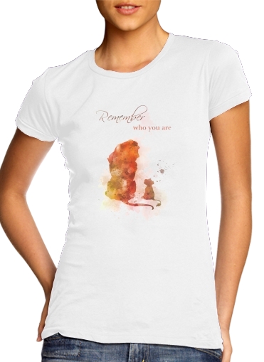 Tshirt Remember Who You Are Lion King femme