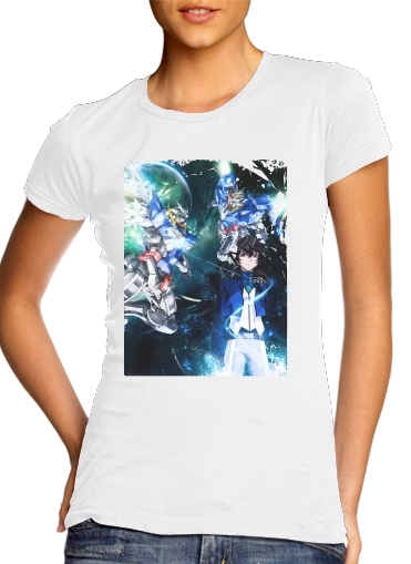 Tshirt Setsuna Exia And Gundam femme