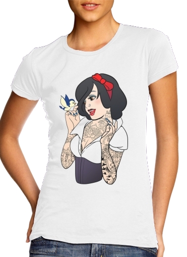 Magliette Snow White Tattoo Bird 