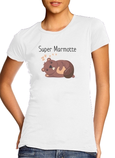 Tshirt Super marmotte femme