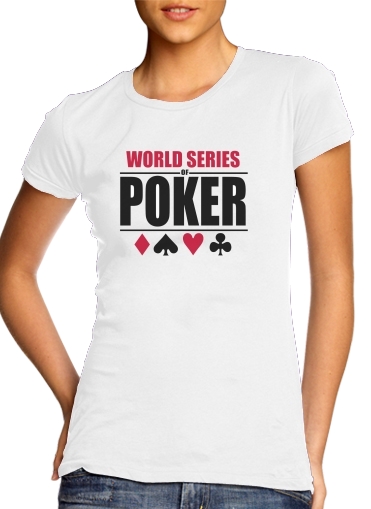 Tshirt World Series Of Poker femme
