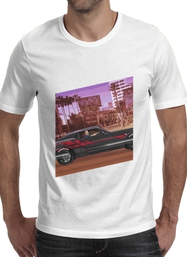 Tshirt A race. Mustang FF8 homme