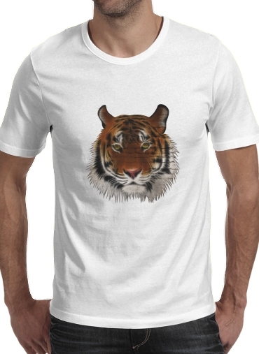 Tshirt Abstract Tiger homme