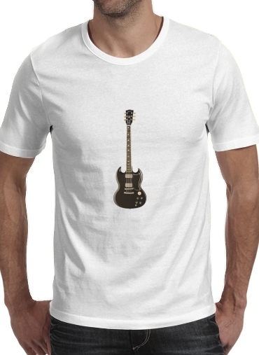Tshirt AcDc Guitare Gibson Angus homme