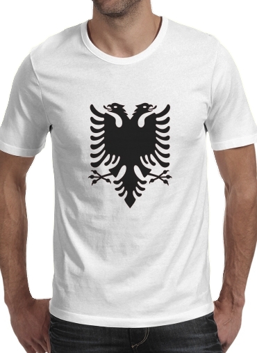 Tshirt Albanie Painting Flag homme