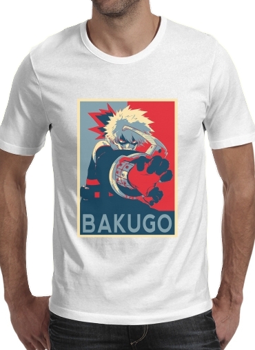 Tshirt Bakugo Katsuki propaganda art homme