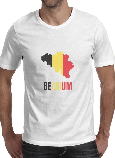 Tshirt Belgium Flag homme