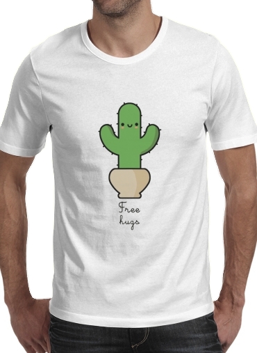 Tshirt Cactus Free Hugs homme