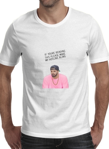 Tshirt Drake Bling Bling homme