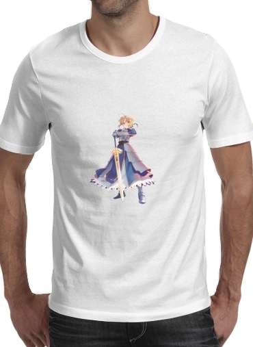 Tshirt Fate Zero Fate stay Night Saber King Of Knights homme