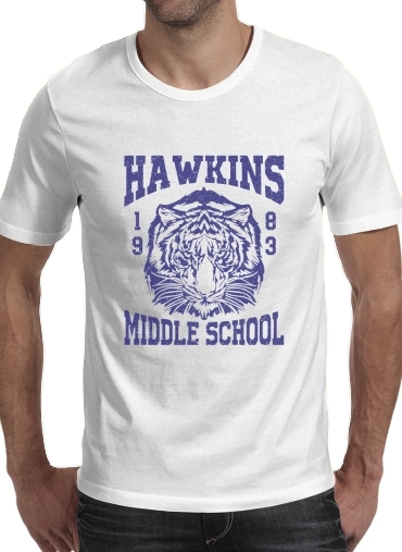 Tshirt Hawkins Middle School University homme