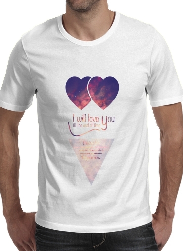 Tshirt I will love you homme