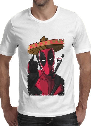Tshirt Mexican Deadpool homme