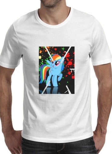 Tshirt My little pony Rainbow Dash homme