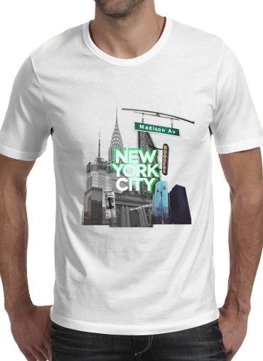 Tshirt New York City II [green] homme
