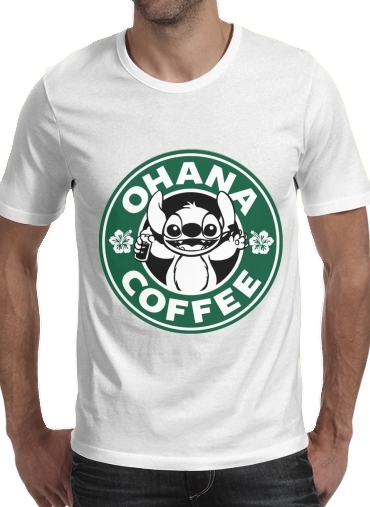Tshirt Ohana Coffee homme