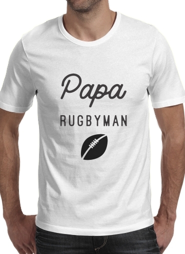 Tshirt Papa Rugbyman homme