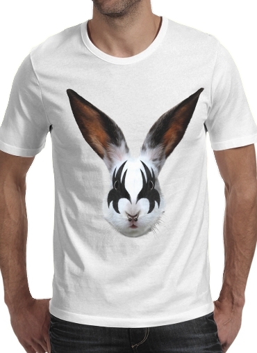 Tshirt Kiss of a rabbit punk homme