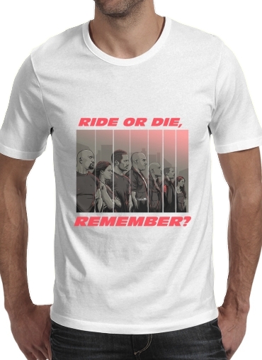 Tshirt Ride or die, remember? homme
