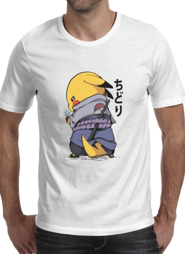 Tshirt Sasuke x Pikachu homme