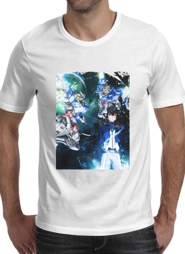 Tshirt Setsuna Exia And Gundam homme