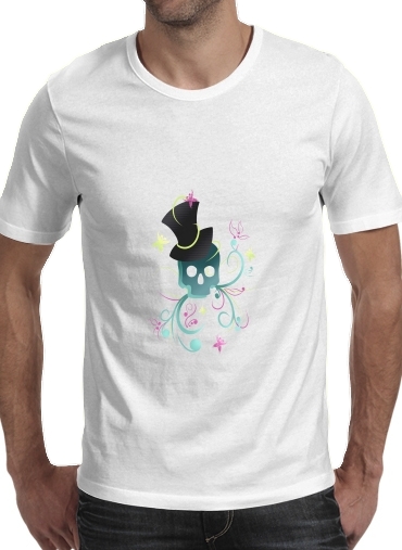 Tshirt Skull Pop Art Disco homme