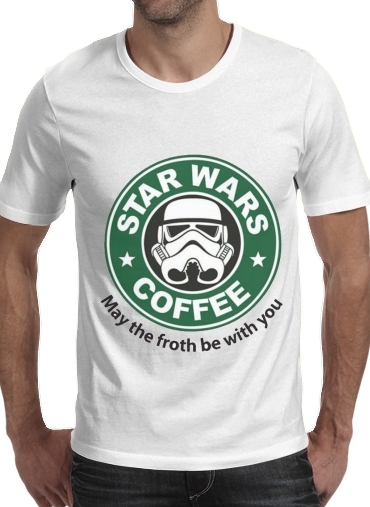 Tshirt Stormtrooper Coffee inspired by StarWars homme