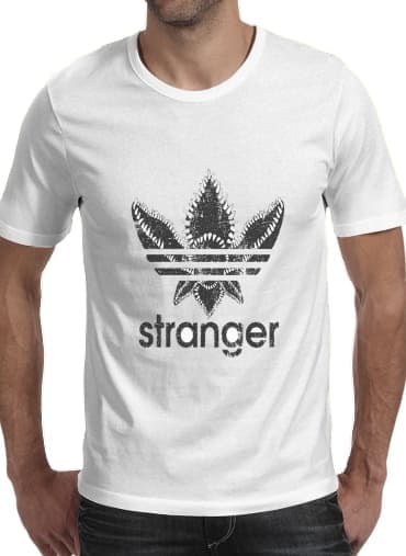 Tshirt Stranger Things Demogorgon Monster JOKE Adidas Parodie Logo Serie TV homme