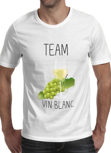 Tshirt Team Vin Blanc homme