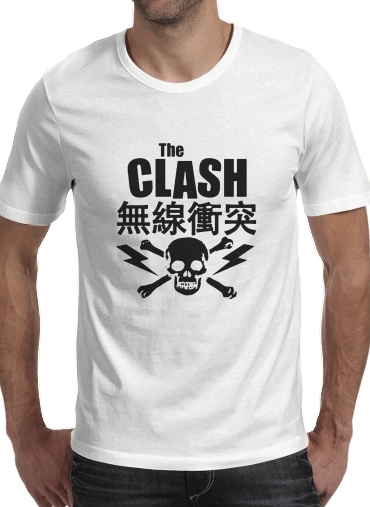 Tshirt the clash punk asiatique homme