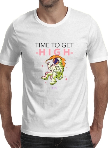 Tshirt Time to get high WEED homme