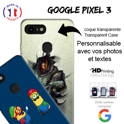 coque personnalisee Google Pixel 3