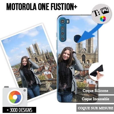 custodia silicone Motorola One Fusion Plus