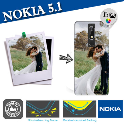Cover Nokia 5.1 rigida  personalizzata