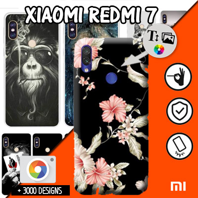 Cover Xiaomi Redmi 7 rigida  personalizzata