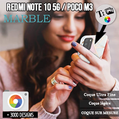 Cover Xiaomi Redmi Note 10 5G / Poco M3 Pro 5G rigida  personalizzata