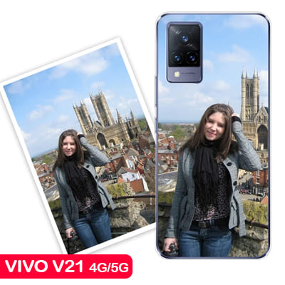Cover Vivo V21 4g/5g rigida  personalizzata